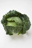 Savoy cabbage from above