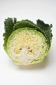 Half a savoy cabbage
