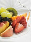Frische Früchte auf Teller