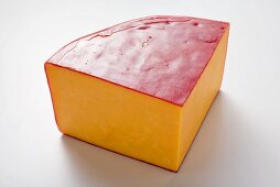 Wedge of Cheddar cheese