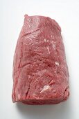 Fresh fillet of beef (overhead view)