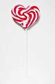 Candy cane lollipop