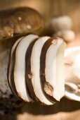 Ceps, whole and sliced (close-up)