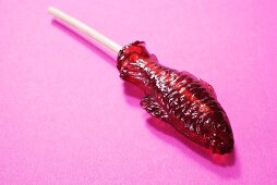 Fish-shaped lollipop