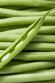 Several green beans (full-frame)