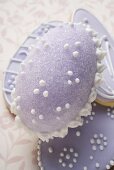 Sugar egg and Easter biscuits