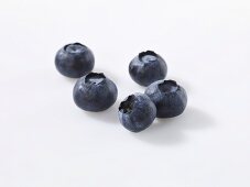 Five blueberries