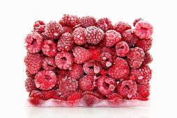 Gefrorene Himbeeren