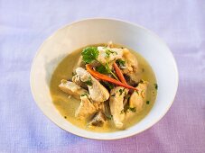 Green chicken curry