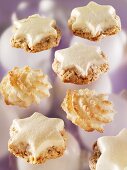 Cinnamon stars and coconut macaroons