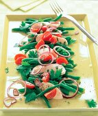Bohnen-Morzarella-Salat 