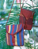 Taschen aus Baumwolle, marokkanisch, Umhängetaschen, close-up