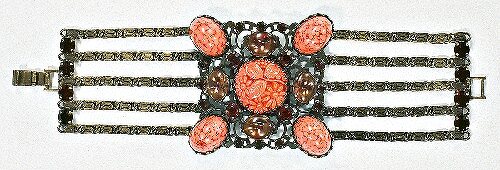 Orientalisches Armband mit Stein Amulett