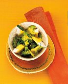 Zander-Curry mit Kokosmilch 
