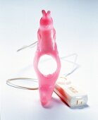 Sexspielzeug: rosa Gummihäschen. 