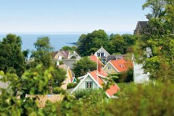 schwedische Stadt Arild auf Öresund südschwedisches Küstenstädtchen