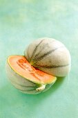 Charentais-Melone, aufgeschnitten 