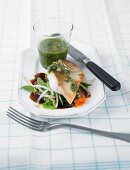 Gebratener Zander mit Asia-Pesto 