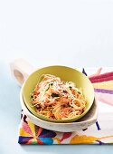 Spaghetti mit Tomaten-Koriander- Sauce