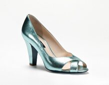 Freisteller, Peeptoe metallic 