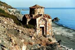 Kreta: Agíos-Pávlos-Kirche, Ruine, historisch