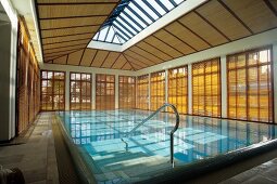 Swimming pool of Hotel Stadt Hamburg in Sylt, Germany