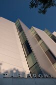 Low angle view of Bronx Museum, New York, USA