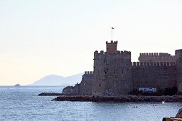 View of Mamure Castle in Anamur, Mersin Province, Turkey