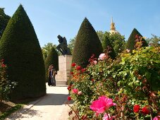 Paris: Park bei Musee Rodin, X 