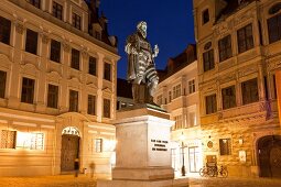 Monument of Fugger in Augsburg, Bavaria, Germany