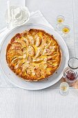 Tarte aux pommes, Apfelkuchen, Apfeltorte