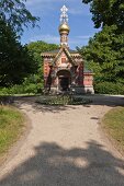 Deutschland, Hessen, Bad Homburg, Kurpark, russisch-orthodoxe Kirche