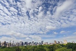 New York: Blick vom Metropolitan Museum of Art, Skyline, Center Park