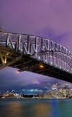 Sydney Harbour Bridge overlooking Opera House in New South Wales, Australia
