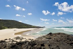View of Fraser Island in Queensland, Australia