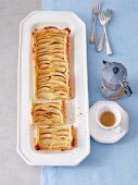 Apple tart with Calvados (Normandy, France)