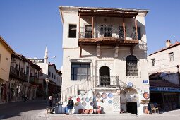 View of Pottery building in Avanos, Anatolia, Turkey 