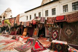 Carpet shop in Goreme, Anatolia, Cappadocia, Turkey