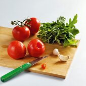 Kochkurs, Tomaten vom Stielansatz befreien, Step 1