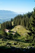 Chiemgau Alps mountain range in Bavaria, Germany