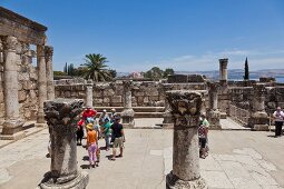 Israel, Galiläa, Kafarnaum, Jesus Trail, Synagoge