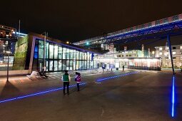 Flon metro station in Lausanne, Lake Geneva, Canton of Vaud, Switzerland