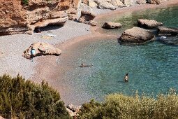 People at Dataca and Knidos in Resadiye Peninsula, Turkey