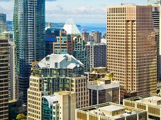 View of Harbour Tower in Vancouver, British Columbia, Canada