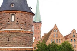 Lübeck, Schleswig Holstein, St. Marien, Lübecker Holstentor