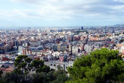 Barcelona, Blick auf Stadt, Ausblick, Panorama