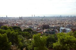 View of cityscape in Barcelona, Spain
