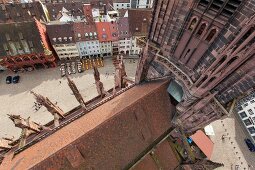 View from the Cathedral to the Cathedral Square, Elevated view