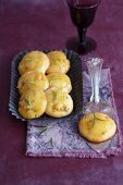 Apricot biscuits with rosemary