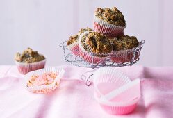 Baking with stevia: muffins with poppyseeds